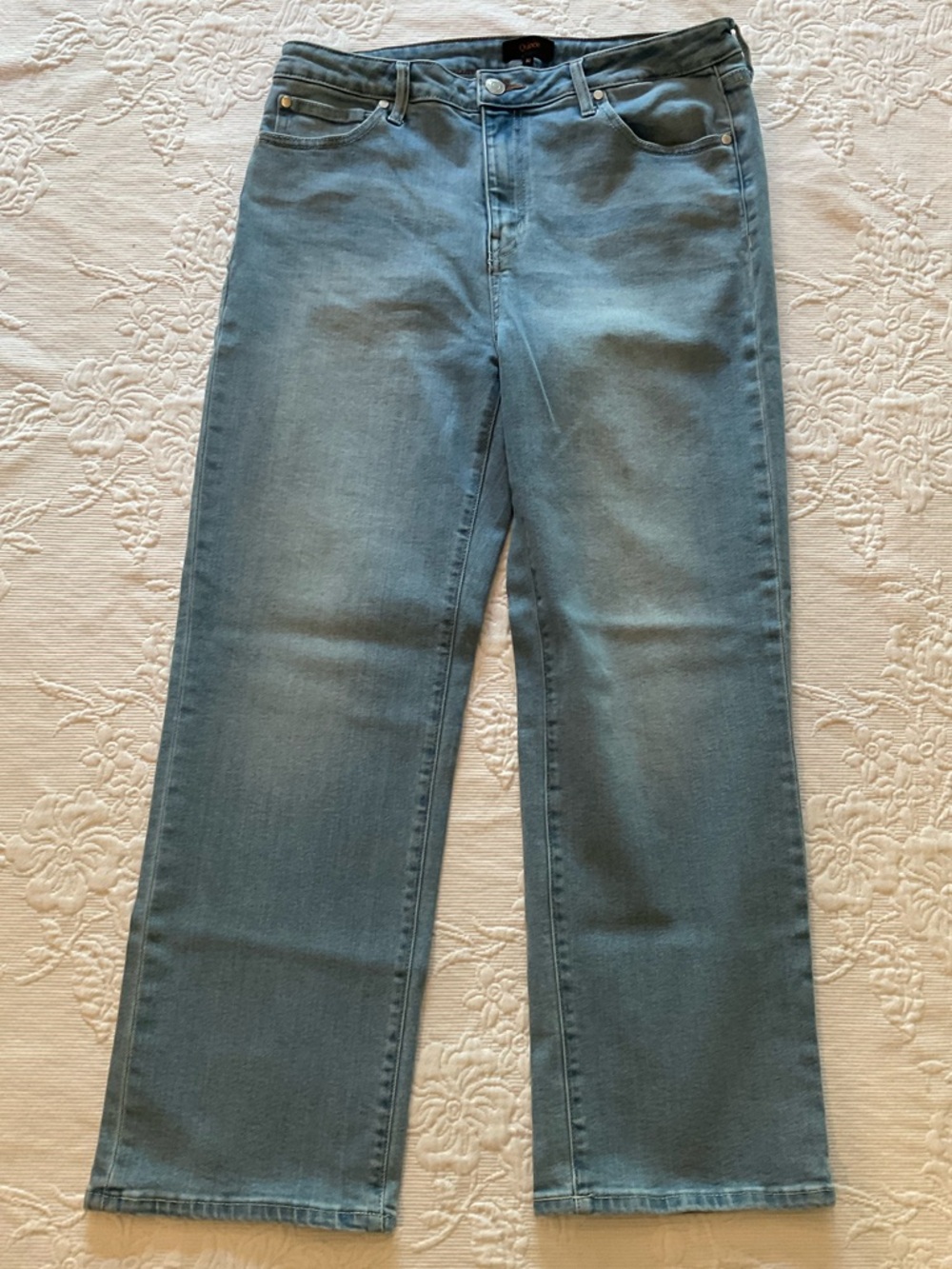 Quince Light Blue Straight Leg Jeans